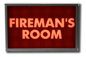 Fireman's Room LED Sign